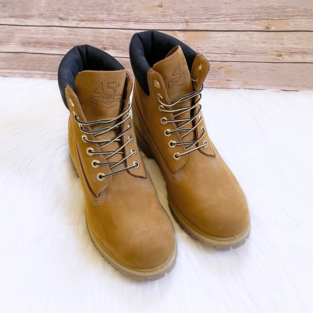 Timberland Men’s Heritage 45th Anniversary 6” Premium Waterproof Boots Wide Size - Picture 4 of 8